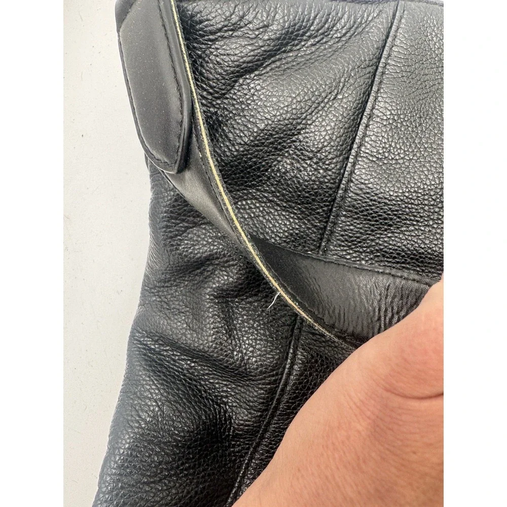 Michael Kors Evie Large Hobo Shoulder Slouch Bag Black Pebbled Leather Purse Poc